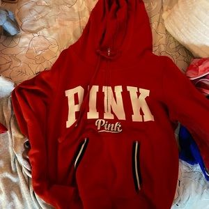 PINK red hoodie